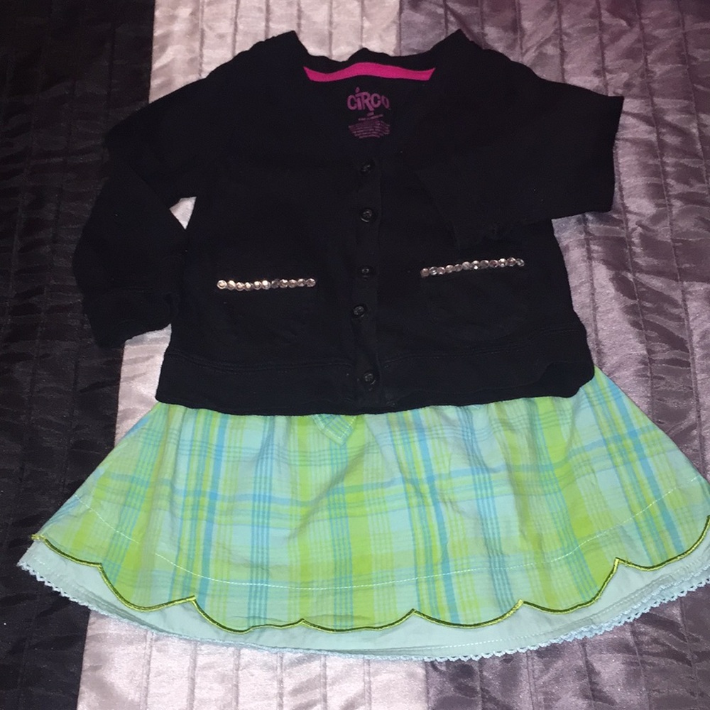 Both, Dress and blazer baby girls size 18M